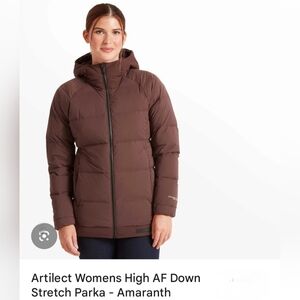 Artilect Women's Down Stretch Parka - Amaranth
